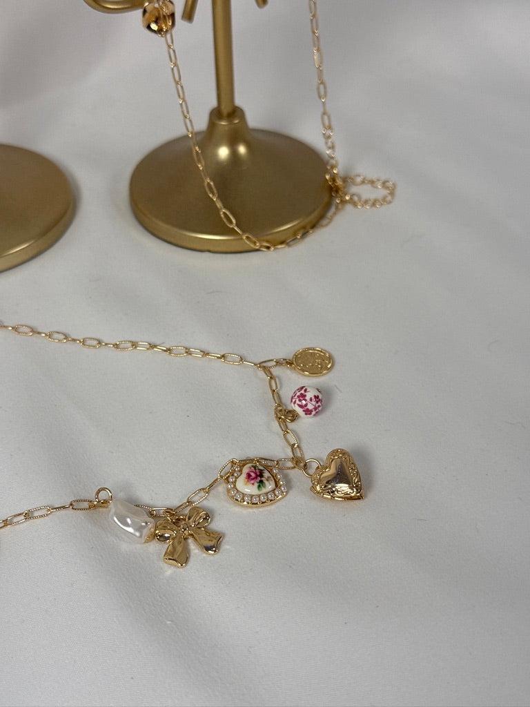The Porcelain Charm Necklace