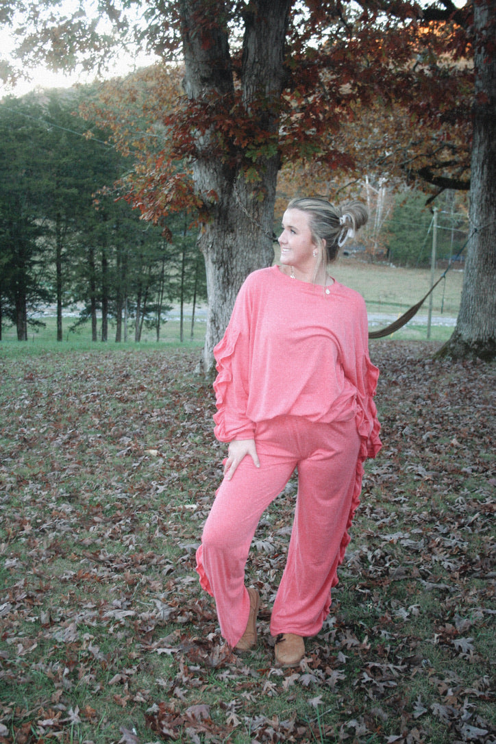 Whimsy Ruffle Matching Set