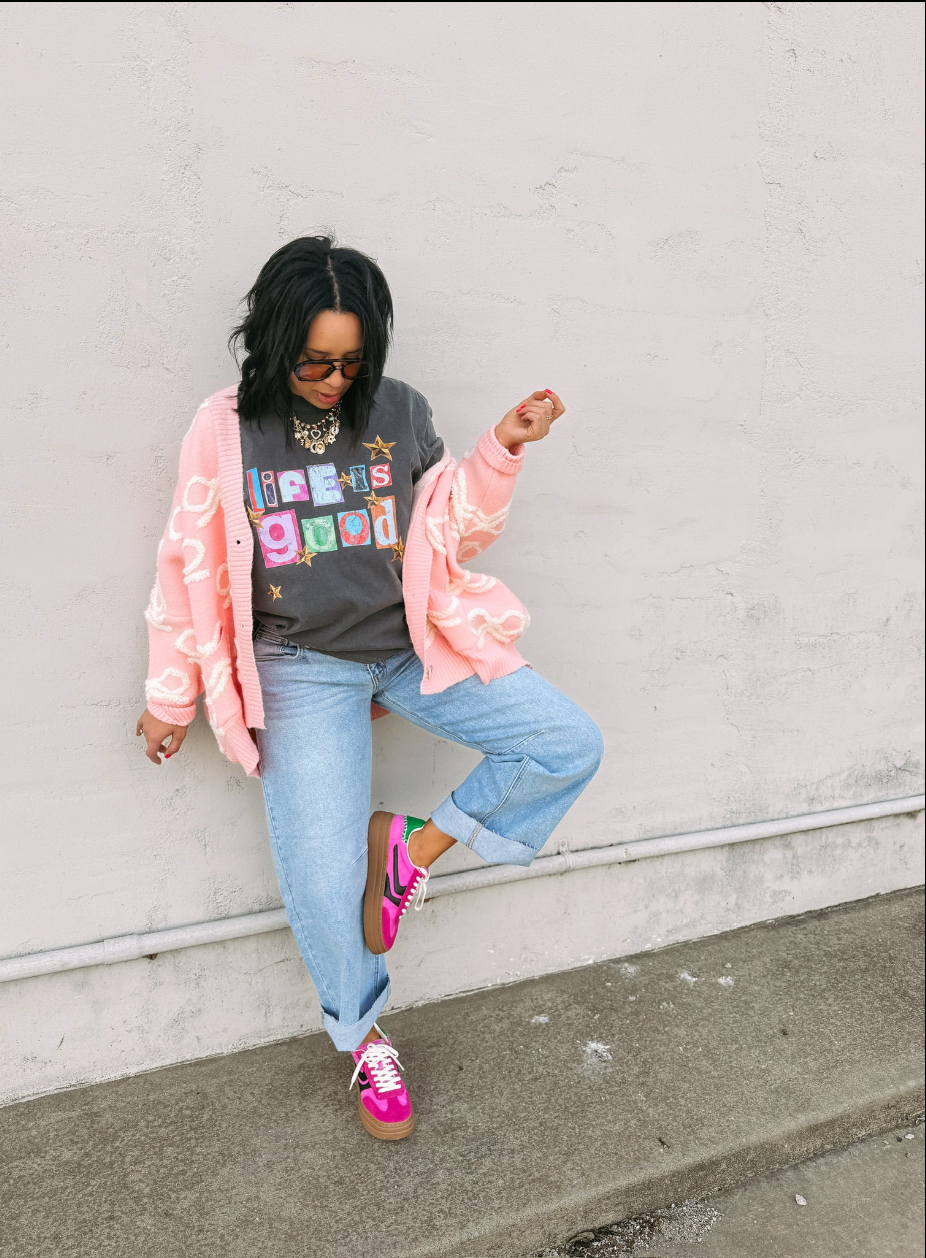 Life is good graphic tee