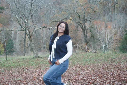 The Betsy Tie Front Sweater Vest