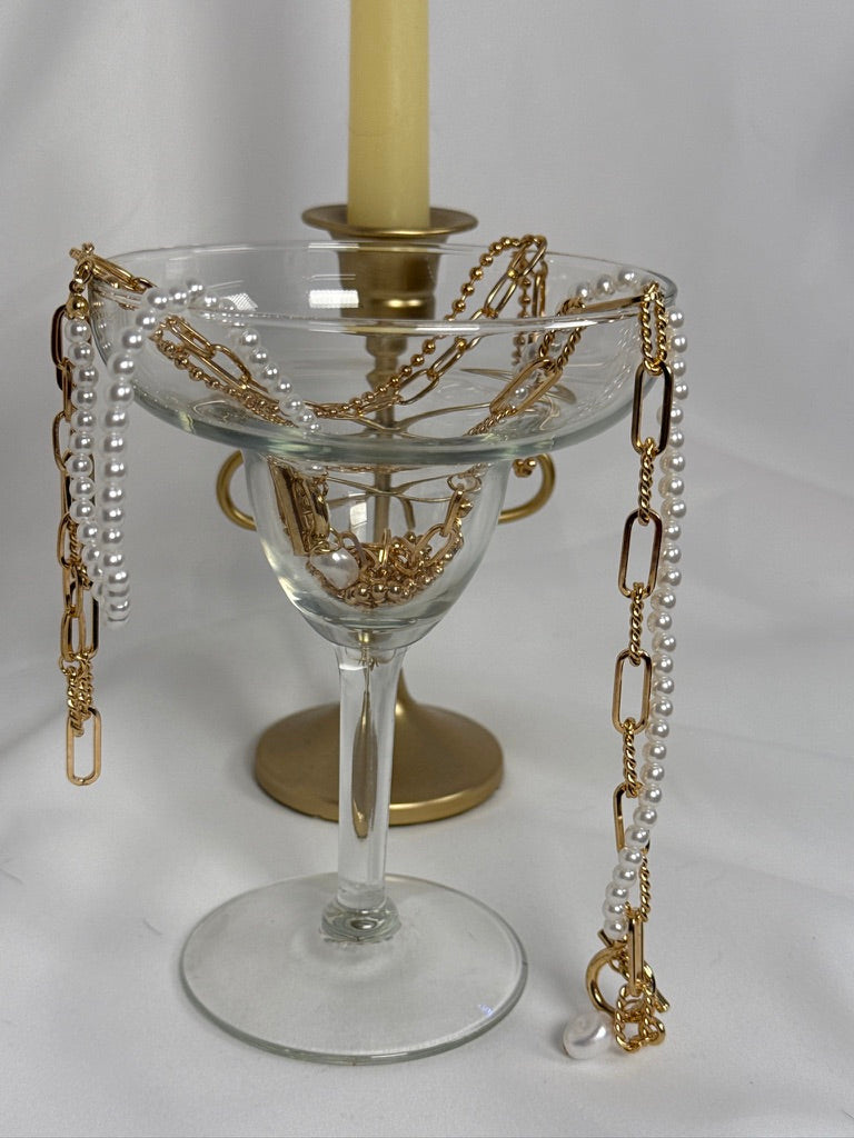 Pearl Mix Double Layer Necklace