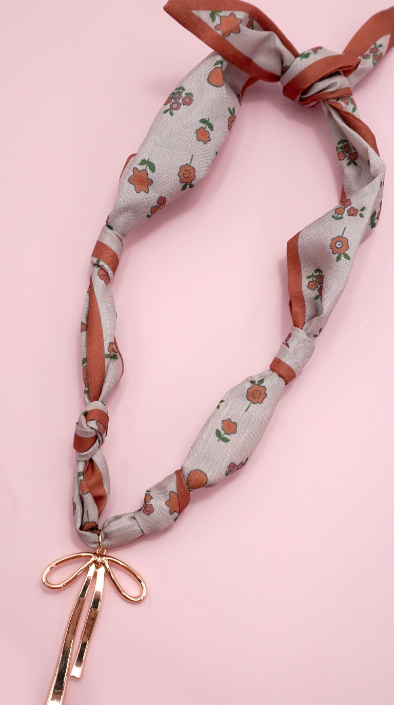 Bow Scarf Necklace